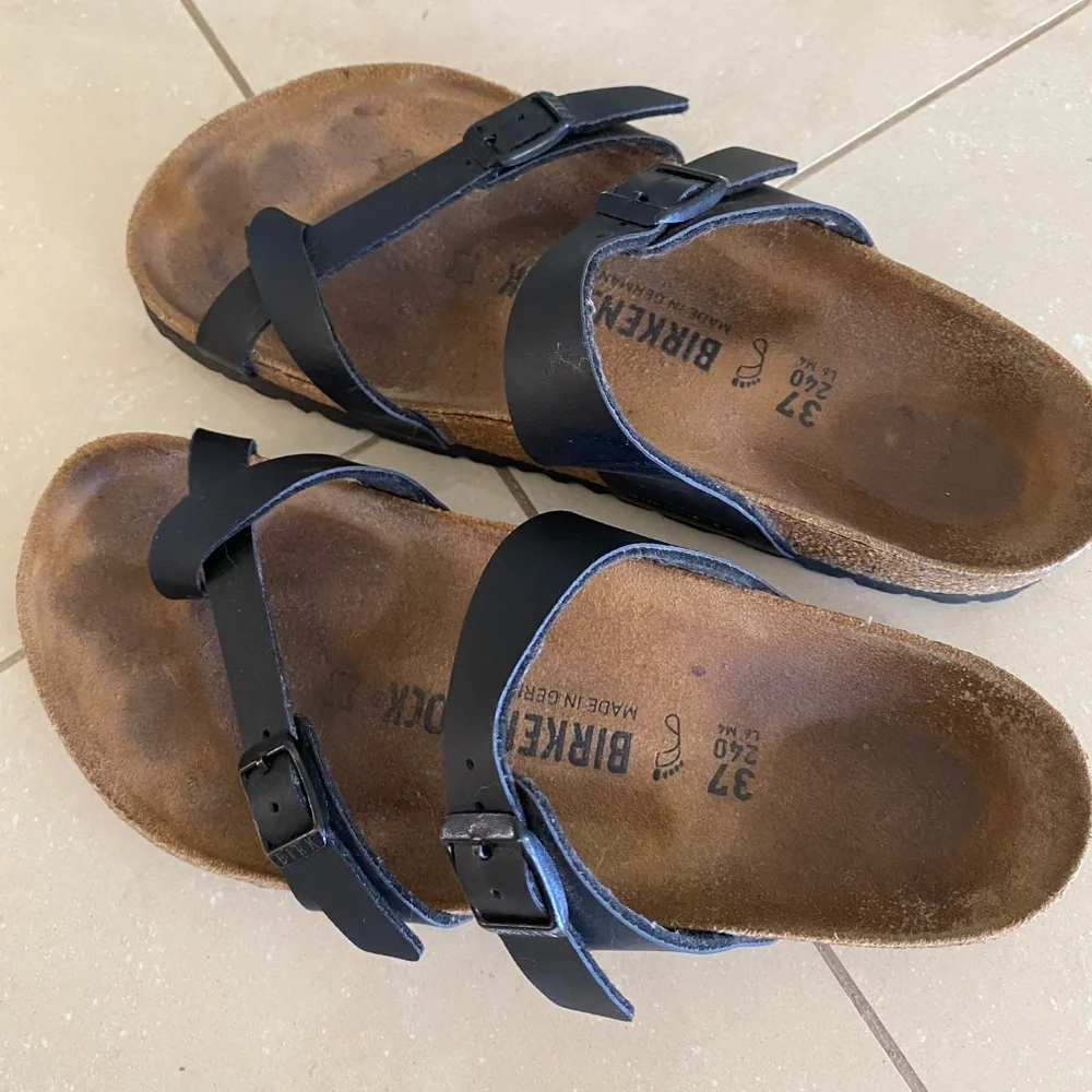 Birkenstock Mayari Birkibuc Toe Loop Buckle Sandals Regular Fit Sz 37 240 L6 M4 - Picture 6 of 14